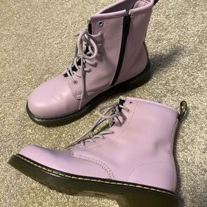 Dr. Martens Women's Lavender Combat Boots